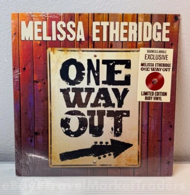 MELISSA ETHERIDGE “ONE WAY OUT” BARNES & NOBLE EXCLUSIVE "RUBY" VINYL PRESSING!! Foto 1 de 4