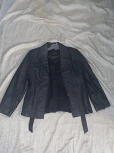 Miss Simone Women’s Leather Jacket Size 16 - Picture 1 of 3