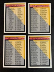 1994-95 OPC O-Pee-Chee Premier Hockey Checkliste Set 4 Karten - Bild 1 von 1