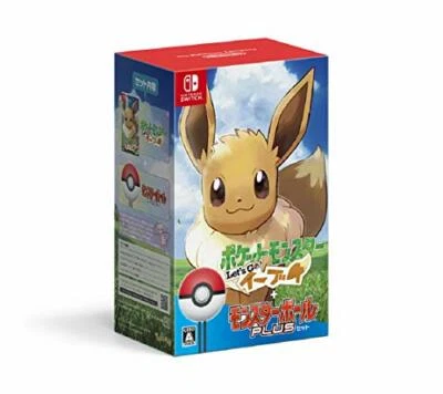 Let's Go Eevee Pokemon Poke Ball Plus Pack Nintendo Switch Japonés Foto 1 de 3