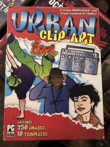 Urban Clip Art PC DVD- Rom Software For Windows 350 Images / 10 Templates - Picture 1 of 1