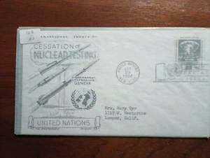 First Day Issue Cessation of Nuclear Testing Disarmament Conference Geneva 1964 - Picture 1 of 1
