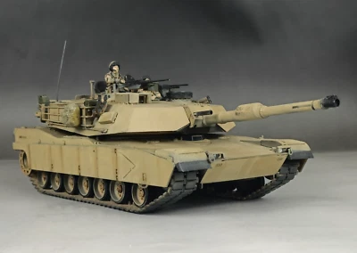 1/35 Built USMC Marine M1A1 Abrams Tank Operation Desert Storm Gulf War 1991 - Image 1 of 4
