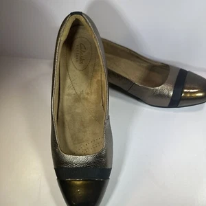 Clarks Artisan Schuhe ✨Keesha Rosa Style. Bronze, Schwarz und Braun. Größe 10✨Schön! - Bild 1 von 7