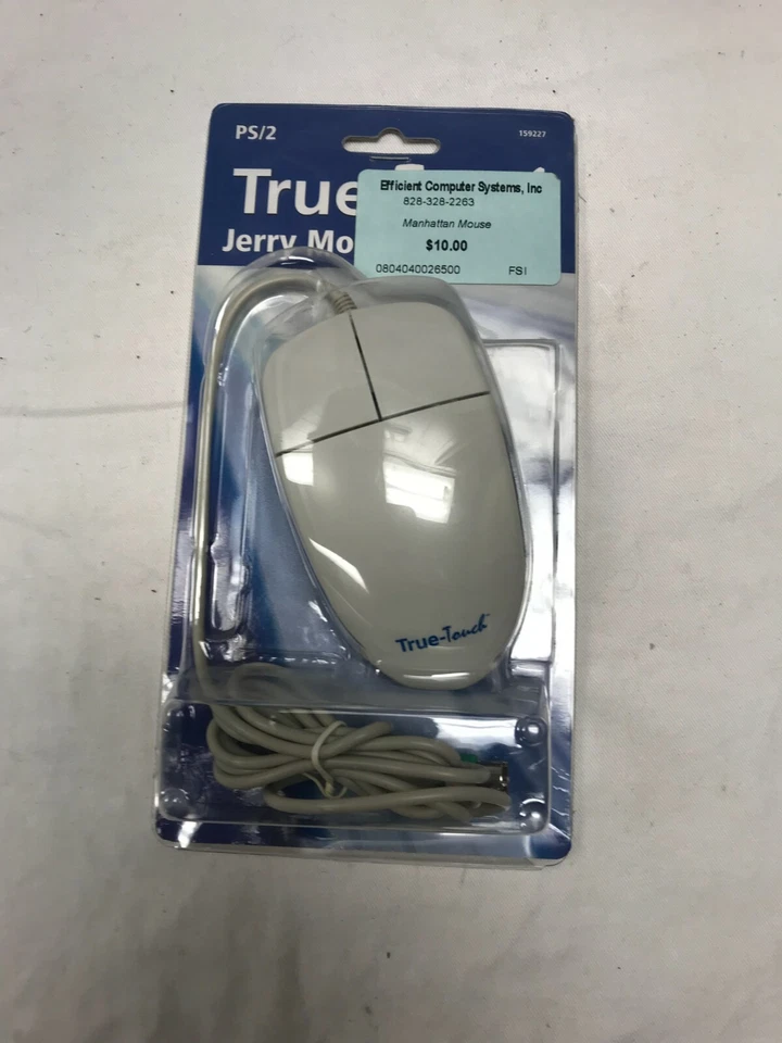 New MANHATTAN TRUE-TOUCH PS/2  2 Button  Mouse PS2  159227 - Image 1 of 4