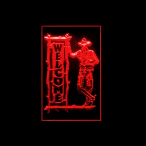 220100 Cowboy Welcome Bar Bull Rider Heritage Display LED Light Neon Sign - Bild 1 von 1