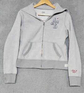 American Eagle, Athletic Hoodie, Womens Size Small Petites, Color Gray, Full Zip