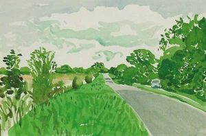 Postcard David Hockney "Rudston Road, East Yorkshire, Late Summer" 2004 MINT - Picture 1 of 1