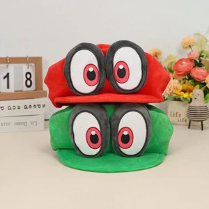 Costume Odyssey Cappy Toy Super Mario Bros Plush Hat Cap Cosplay Xmas Kid Party - Picture 1 of 23