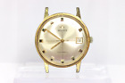 Vintage Milus Date ETA 2742 Automatic Gold Plated Watch
