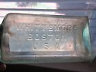 Vintage Lt Green Whittemore Boston 1900 Shoe Blacking Bottle  5 1/2 Inches