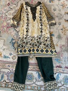Muslim Pakistani Kurta Slacks top dress sz medium