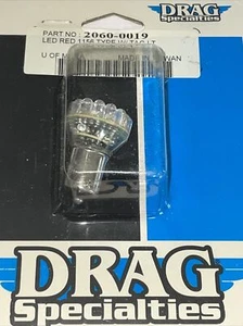DRAG SPECIALTIES LED RED 1156 TYPE W/ TAG LIGHT BULB FOR HARLEY-DAVIDSON NEW - Picture 1 of 1