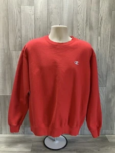 Champion Herren ECO Authentic Sweatshirt mit Rundhalsausschnitt rot Größe Large Pullover - Bild 1 von 9