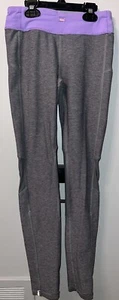 Girls Ivivva By Lululemon Gray Active Legging Pants-EUC-Size 10 - Picture 1 of 6