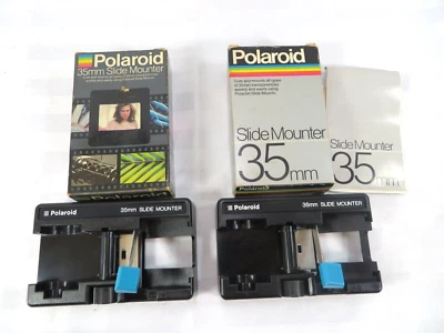 Set of 2 -Polaroid 35mm Slide Mounter Transparency Film Cutter NEW Original Box - Image 1 of 4