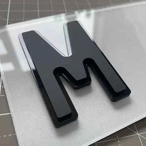 4d 5mm Raised Number Plates MATT SHADOW Road LegaL Plate Car Reg Registration - Picture 1 of 3