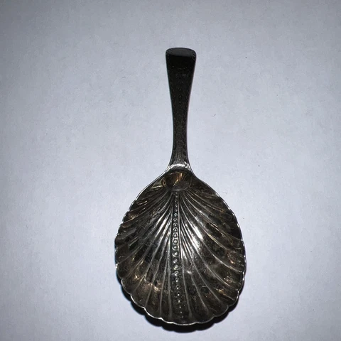 Vintage, Sterling Silver, Classic Clam Spoon, William Bateman, London 1809-1826 Cover