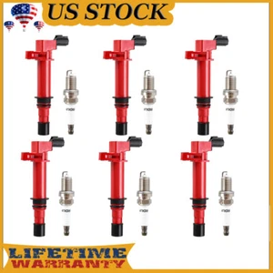 6 Ignition Coil & Spark Plug For 2007 2008 Dodge Nitro 3.7L V6 56028138AD UF270 - Picture 1 of 16