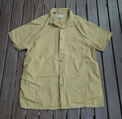 Men's BILLABONG Shirt Sze XL Core Fit / Stretch Khaki Excellent Condition G82 - Image 1 of 4