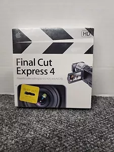 Apple Software Final Cut Express 4 - Retail Version New in Box - Picture 1 of 3