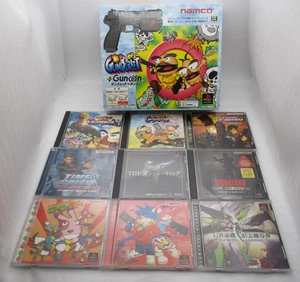 PS1 BIOHAZARD GUN SURVIVOR GUNBARL TIME CRISIS ...10Games w/ GunCon Japan import - Picture 1 of 18