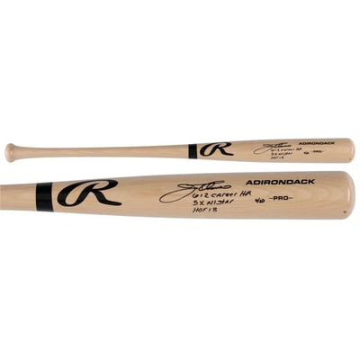 Murciélago profesional rubio firmado por Jim Thome Chicago White Sox Rawlings con piezas - LE 10 Foto 1 de 3
