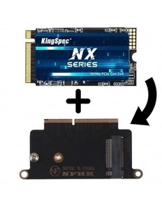 SSD Kompatibel Für MacBook KingSpec 1TB (2016/2017) (Mit Adapter) - Afbeelding 1 van 1