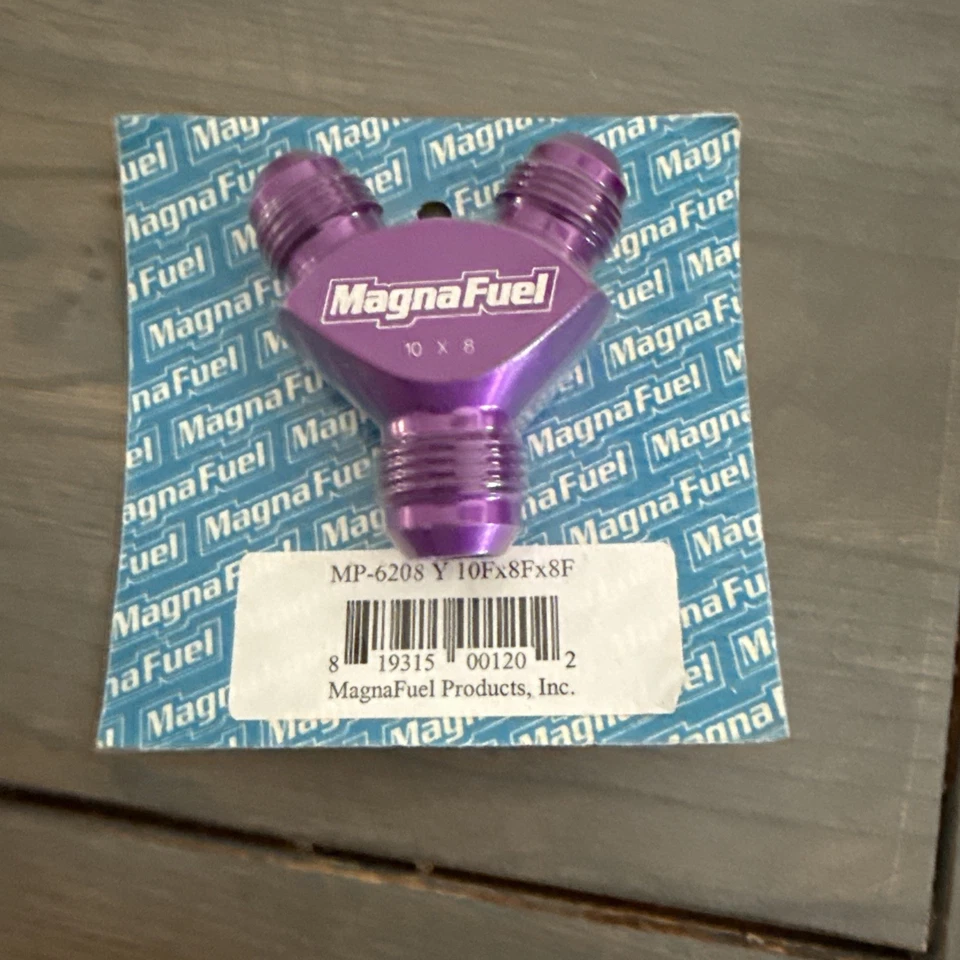 MagniFuel Y-Adapter -10AN (F) To Double -8AN (F) - PN MP-6208 - Image 1 of 1