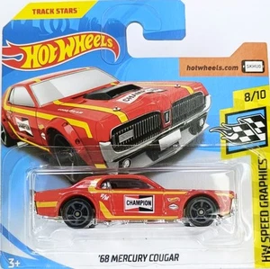 HOT WHEELS '68 MERCURY COUGAR DIECAST MODEL FREE SHIPPING - Foto 1 di 6