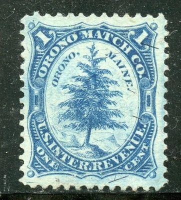 RO141b, Orono match revenue stamp. - Image 1 of 2