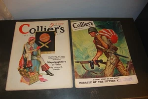 LOT OF 6 COLLIERS MAGAZINE 1930 1943 1947 - Picture 1 of 3