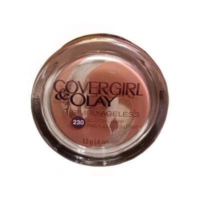 Rubor esculpido CoverGirl & Olay SimplyAgeless #230 Lush Berry 12 g (.4 oz) NUEVO Foto 1 de 4