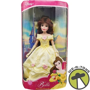 Disney Princess Belle Porcelain Keepsake Doll 2003 Brass Key 752577 NRFB - Picture 1 of 8
