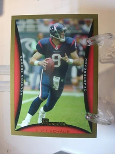2008 Bowman Gold Football Card  #24 Matt Schaub  (11977) - Picture 1 of 2