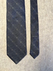 ARMANI COLLEZIONI 100% SILK MENS TIE - Picture 1 of 7