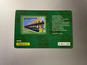 2024 Tessera Filatelica Ferrovie Stazione Ferroviaria di Sestri Levante - Picture 1 of 2