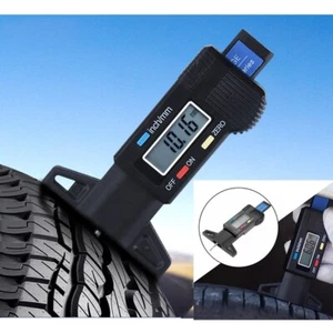 0-25mm Motorbike Brake Pad Checker Digital Car Depth Gauge Tester Tyre Tread - Picture 1 of 8