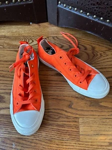 Converse All-Star CTAS OX Mens 4/Womens 6 Bold Mandarin Skate Shoe-161435F - Picture 1 of 13