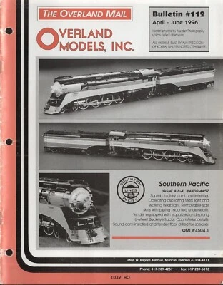 catalogo OVERLAND MODELS MAIL OMI Bulletin 112 1996 + price list USD       E  bb - Image 1 of 3