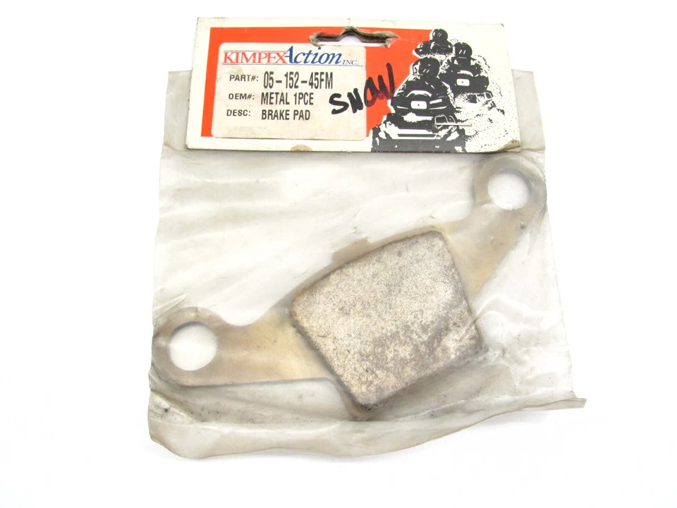 KIMPEX NOS SNOWMOBILE BRAKE PAD YAMAHA VMAX 500 600 750 800 05-152-45FM - Image 1 of 3