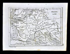 1835 Levasseur Map - France in 1813 Napoleon Empire Germany Austria Italy Europe