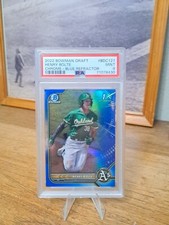 2022 Bowman Draft Chrome Henry Bolte Blue Refractor/150 #BDC-121 PSA 9