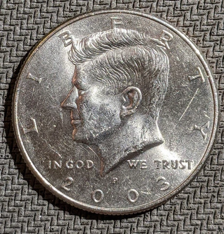 2003-P Kennedy Half Dollar Cover