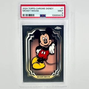 2024 Topps Chrome Disney Psa 9 Mickey Mouse #1 54 3 - Picture 1 of 3