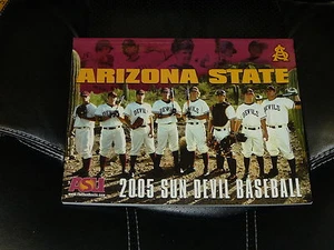 2005 ASU ARIZONA STATE COLLEGE BASEBALL MEDIA GUIDE  120 plus pages.  EX- MINT - Picture 1 of 1