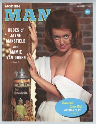 Modern Man 1965 Jayne Mansfield, Mamie Van Doren 60pgs Pinup Magazine M33406 Foto 1 de 2