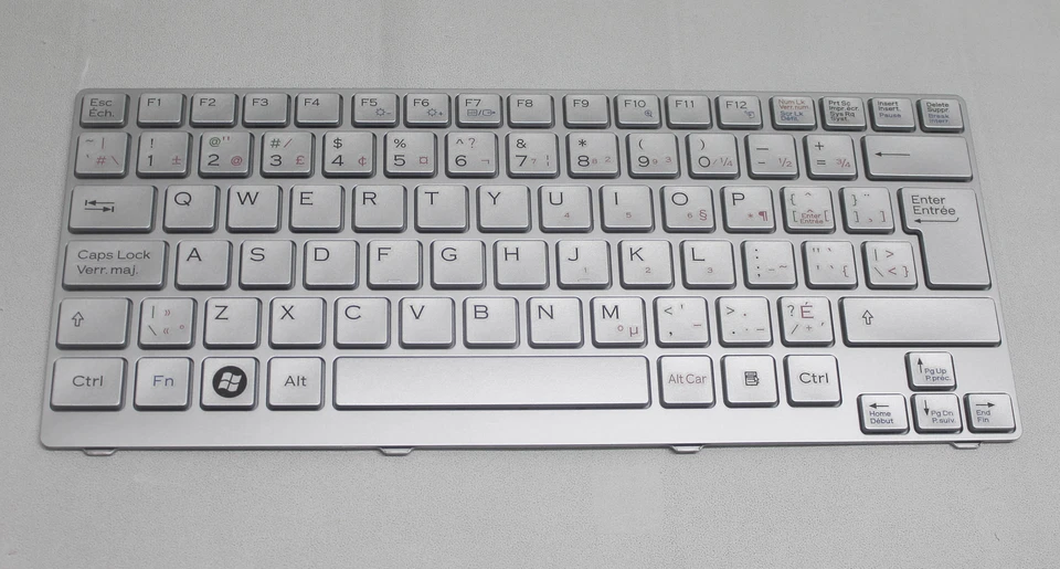 AEGD1K00040 Sony Keyboard Silver "GRADE A" - Image 1 of 1