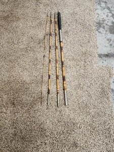4 Piece Bamboo Fishing Fly Rod 150" - Picture 1 of 6