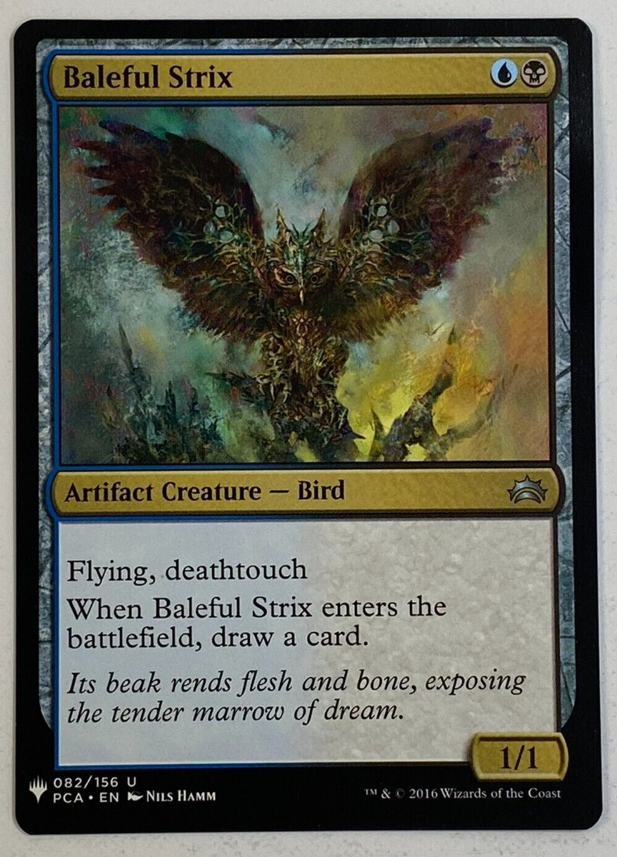 Baleful Strix Magic: The Gathering Individual Trading Card Baleful Strix Magic: The Gathering Individual Trading Card